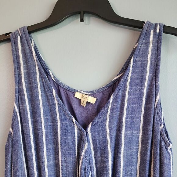 Kori Sleeveless Striped Romper  - Picture 15 of 15